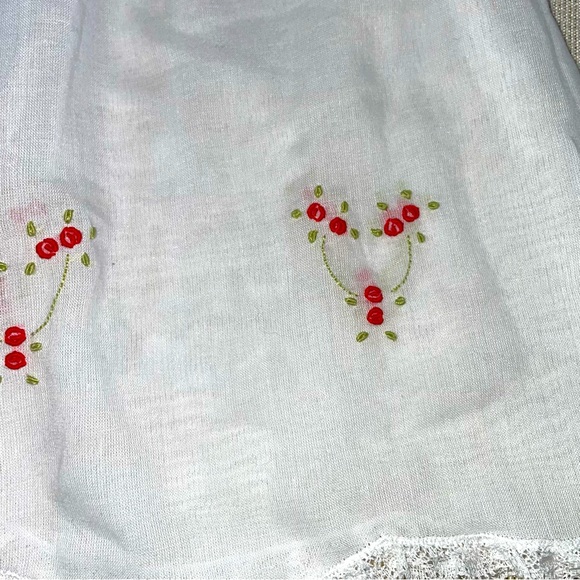 Vintage Aurorabug white dress with flowers - Picture 8 of 9